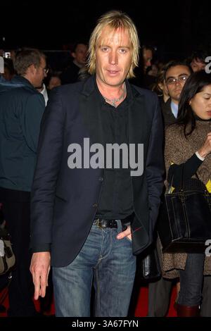 18 octobre 2007 - Londres, Royaume-Uni - 002046.K55167.'interview' Premiere-Arrivals-The Times BFI 51st London film Festival 2007, Odeon West End, Londres, Royaume-Uni *** 10-18-2007. HENRY DAVENPORT-. COM- 2007.RHYS IFANS(crédit image : © Globe photos/ZUMAPRESS.com) Banque D'Images