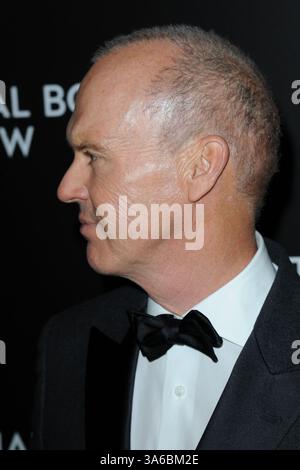 6 janvier 2015 - New York, NY, États-Unis - 6 janvier 2015 New York City. Michael Keaton assiste au Gala 2014 du Conseil national d'examen à Cipriani 42nd Street le 6 janvier 2015 à New York City (crédit image : © Kristin Callahan - Ace Pictures/Ace Pictures/ZUMA Wire) Banque D'Images