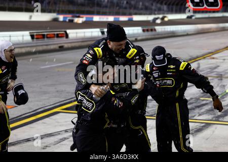 Homestead, FL, États-Unis. 21 mars 2025. KYLE LARSON (07) de Elk Grove, CA remporte le Baptist Health 200 à Homestead, FL. (Crédit image : © Walter G. Arce Sr./ASP via ZUMA Press Wire) USAGE ÉDITORIAL SEULEMENT ! Non destiné à UN USAGE commercial ! Banque D'Images