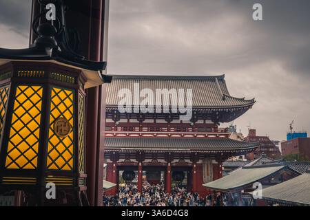 Photos prises au temple Sensō-ji à Asakusa, Tokyo Banque D'Images
