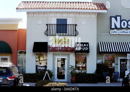 29 janvier 2015 - Oldsmar, Floride, États-Unis - DOUGLAS R. CLIFFORD. Pacific Thai cuisine, au 4058 suite #5, Tampa Road à Oldsmar, offre une excellente nourriture et un service sollicité. (Crédit image : © Douglas R. Clifford/Tampa Bay Times/ZUMA Wire) Banque D'Images