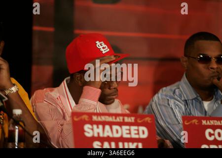 01 septembre 2004 ; Las Vegas, NV, États-Unis ; Conférence de presse de Mandalay Bay pour la soirée de combat Kali Meehan vs Lamon Brewster le samedi 11 septembre. Le combattant CORY SPINKS (photo) affrontera Miguel Angel Gonzalez. Banque D'Images