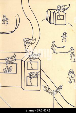 L'édition 1947 du Northrop Collegiate Yearbook, Tatler, documente la vie étudiante, l'athlétisme et les contributions des professeurs au cours de l'année scolaire 1946-1947/09. Banque D'Images