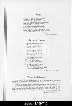 Cet annuaire, le Tatler de 1938, documente les activités, les étudiants, les professeurs et les équipes sportives de la Northrop Collegiate School pour l'année scolaire 1937-1938/09. Banque D'Images