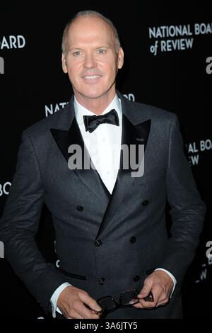6 janvier 2015 - New York, NY, États-Unis - 6 janvier 2015 New York City. Michael Keaton assiste au Gala 2014 du Conseil national d'examen à Cipriani 42nd Street le 6 janvier 2015 à New York City (crédit image : © Kristin Callahan - Ace Pictures/Ace Pictures/ZUMA Wire) Banque D'Images