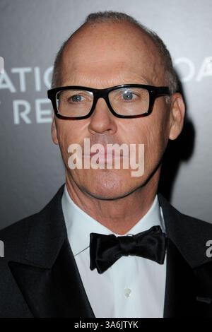 6 janvier 2015 - New York, NY, États-Unis - 6 janvier 2015 New York City. Michael Keaton assiste au Gala 2014 du Conseil national d'examen à Cipriani 42nd Street le 6 janvier 2015 à New York City (crédit image : © Kristin Callahan - Ace Pictures/Ace Pictures/ZUMA Wire) Banque D'Images