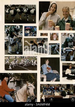 « Hesperian Eighty-Two », le West High Yearbook 1982, capture les moments des étudiants et des professeurs, mettant en vedette les clubs, l'athlétisme et les événements scolaires importants de l'année scolaire 1981-1982. Banque D'Images