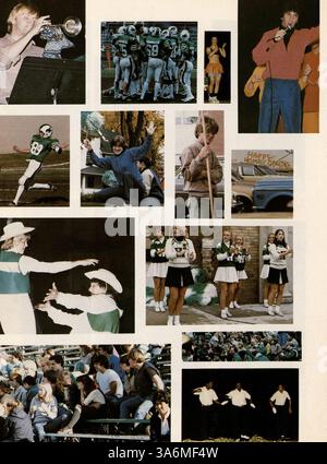 L'annuaire « Hesperian Eighty-Two » de 1982 de West High documente les principales activités, la vie étudiante, la participation des professeurs et l'athlétisme au cours de l'année universitaire 1981-1982. Banque D'Images