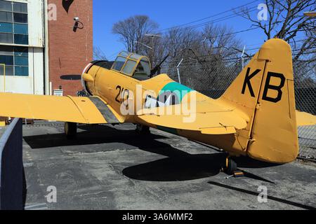 North American AT-6D, American Airpower Museum, Republic Airport, Farmingdale, long Island, NY Banque D'Images