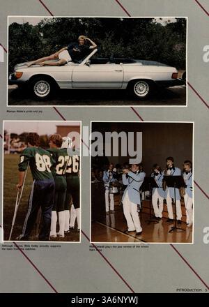 Cette édition de l'annuaire Windigo de l'Edina High School présente les personnalités et les réalisations des étudiants, des professeurs, des équipes sportives et des clubs de l'année scolaire 1982-1983-1998. Banque D'Images