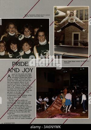 Windigo 1983 documente les expériences des élèves du lycée Edina, y compris les faits saillants du sport, les réalisations scolaires, les activités parascolaires et les contributions du personnel au cours de l'année scolaire 1982-1983. Banque D'Images