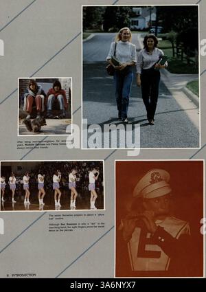 L'annuaire Windigo 1983 de l'Edina High School reflète les diverses activités scolaires, mettant en vedette des réalisations dans les domaines académique, sportif et parascolaire, tout en présentant les étudiants et le personnel de cette année. Banque D'Images
