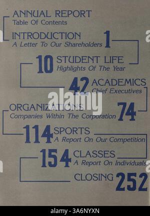 L'édition 1983 de l'annuaire Windigo de l'Edina High School capture des événements et des souvenirs importants de l'année scolaire 1982-1983, y compris les réalisations des étudiants, la participation des professeurs, les sports, les clubs, et des activités sociales. Banque D'Images
