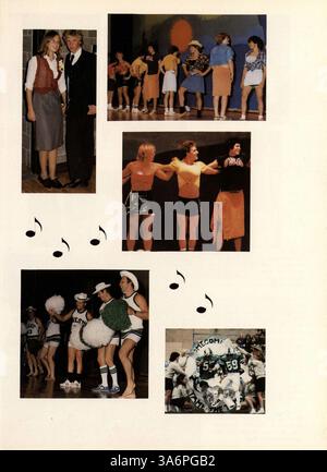 L'édition 1981 de l'annuaire de la West High School, The Hesperian 1981, met en lumière les moments clés de l'année scolaire 1980-1981 : élèves, enseignants, clubs, athlétisme, et d'autres événements importants. Banque D'Images