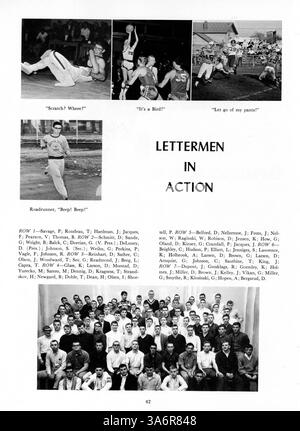 Le South High 'Tiger' Yearbook 1964 présente les étudiants, les éducateurs, les clubs, l'athlétisme et les événements notables de l'année académique 1963-1964, préservant l'histoire de l'école et ses contributions à la culture afro-américaine. Banque D'Images