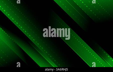 Le fond vert avec des lignes diagonales et le gradient, des éléments polygonaux simples, la conception médicale, commerciale, technologique ou scientifique, peut être utilisé pour couvrir des Banque D'Images