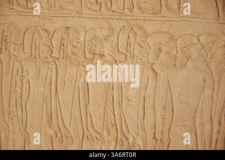 Bien que la plupart des tombes importantes construites tout au long de la période du nouvel Empire soient à Louxor, beaucoup de nobles ont fait construire des tombes ici à Saqqara, la nécropole o Banque D'Images