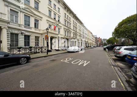 Ambassade iranienne Banque D'Images