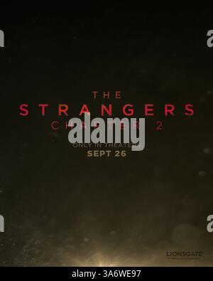 The Strangers : Chapter 2 (2025) POSTER ART *Filmstill - usage éditorial seulement* Voir instructions spéciales. CAP/TFS image fournie par Capital Pictures Banque D'Images