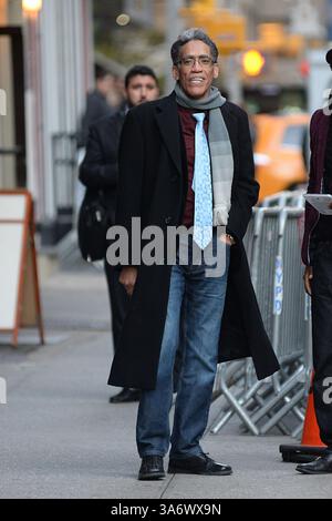 12 novembre 2014 - New York, NY, États-Unis - 12 novembre 2014 New York City..Ted Williams en déplacement à New York le 12 novembre 2014 (crédit image : © Kristin Callahan - Ace Pictures/Ace Pictures/ZUMA Wire) Banque D'Images