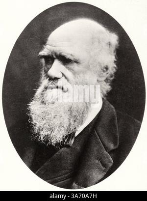 30 juillet 2014 - Charles Darwin (1809-82), naturaliste anglais, Portrait, vers 1878 (crédit image : © Glasshouse/ZUMA Wire) Banque D'Images