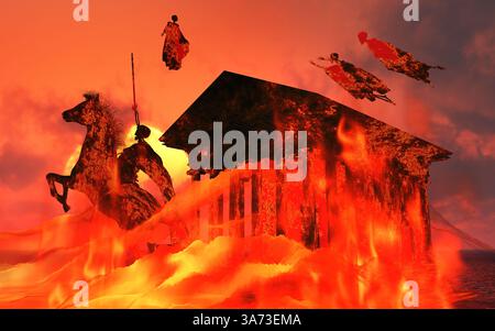 Hell ' s Angels Banque D'Images