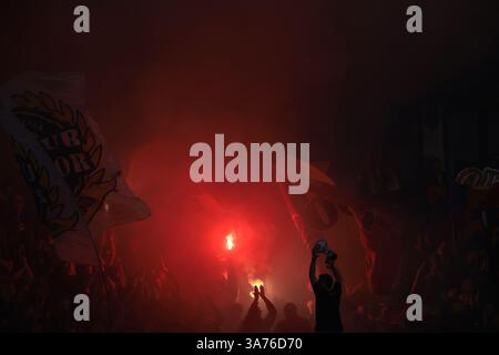 Serravalle, Italie. 24 mars 2025. Lors du match de qualification pour le Championnat d'Europe de l'UEFA au San Marino Stadium, Serravalle. Le crédit photo devrait se lire : Jonathan Moscrop/Sportimage crédit : Sportimage Ltd/Alamy Live News Banque D'Images