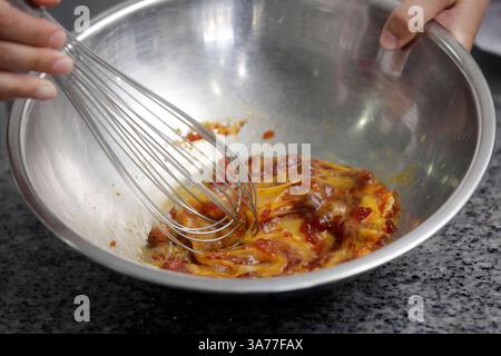 Jan. 30, 2013 - Colombie - BogotÃ, 4 de febrero 2012. Recetas hechas con queso. Foto : Diego Santacruz CrÃ©dito : CEET FotÃ³grafo : DIEGO SANTACRUZ (crédit image : © El Tiempo/GDA/ZUMAPRESS.com) Banque D'Images