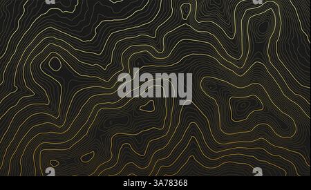 Arrière-plan de la carte topographique. Carte TOPO avec altitude. Relief de montagne de ligne géographique. Illustration vectorielle Illustration de Vecteur