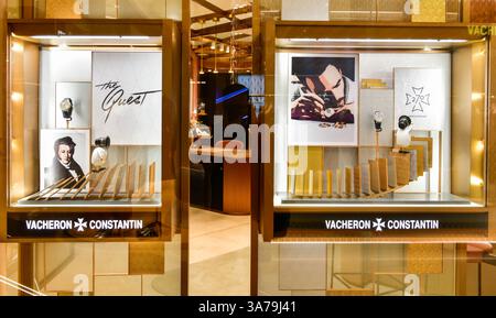 BANGKOK, THAÏLANDE, -24 mars 2025 : magasin Vacheron Constantin à l'intérieur, parangon Siam Banque D'Images