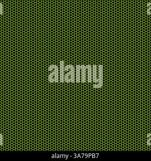 Beau motif hexagonal vert sans couture pour fond, papier peint, texture, web, blog, conception imprimée ou graphique. Illustration de Vecteur