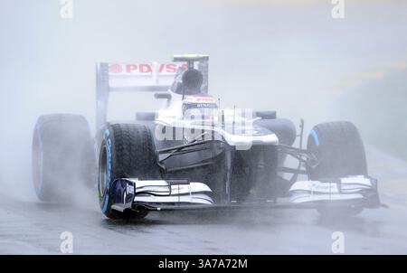 16 mars 2013 - Melbourne, Victoria, Australie - VALTTERI BOTTAS (fin) de l'écurie Williams F1 Team au volant de la Renault FW35 lors des qualifications du troisième jour du Grand Prix australien de formule 1 2013, Melbourne, Australie. (Crédit image : © Theo Karanikos/ZUMAPRESS.com) Banque D'Images
