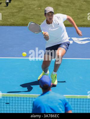 AO Pickleball Slam Tounament joué à l'Open d'Australie 2025, Melbourne Park, Melbourne, Victoria, Australie. Banque D'Images