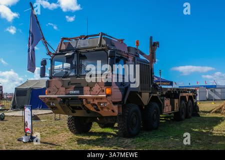 Avalon, Victoria, Australie. 25 mars 2025. Rheinmetall MAN véhicule militaire vu à l'exposition extérieure de l'armée de l'air et de la défense du salon aéronautique international Avalon 2025. (Crédit image : © Alexander Bogatyrev/SOPA images via ZUMA Press Wire) USAGE ÉDITORIAL SEULEMENT ! Non destiné à UN USAGE commercial ! Banque D'Images