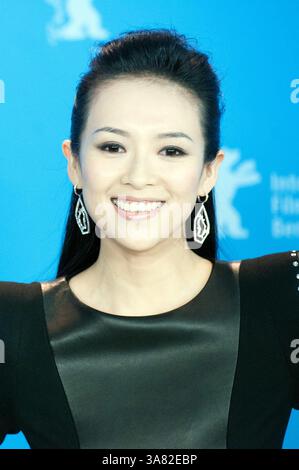 7 février 2013 - Berlin, Allemagne - Berlin (Allemagne) - Festival du film de Berlinale 63 - L'actrice Zhang Ziyi pose pour ''Yi Dai Zong Shi'' (le Grand maître) photocall à l'hôtel Hyatt de Berlin (crédit image : © Shotpress/ZUMAPRESS.com) Banque D'Images