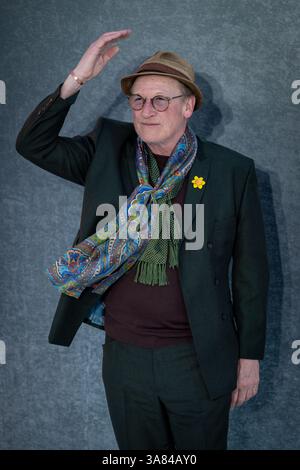 Londres, Royaume-Uni. 27 mars 2025. Geoff Bell assiste à la première mondiale de 'MobLand' à l'Odeon luxe Leicester Square. Crédit : Guy Corbishley/Alamy Live News Banque D'Images
