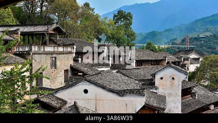 Huangling, ancien village datant de la dynastie Ming, comté de Wuyuan, ville de Shangrao, province du Jiangxi, Chine Banque D'Images