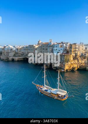 Polignano a Mare, Bari, Pouilles, Italie Banque D'Images