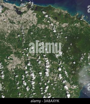 26 juillet 2016 - Porto Rico, États-Unis - Porto Rico avant : L'ouragan Maria a été le dixième ouragan atlantique le plus intense jamais enregistré, la pire catastrophe naturelle en Dominique de son histoire, et l'ouragan le plus puissant à toucher terre à Porto Rico depuis 1928. Treizième tempête, septième ouragan, quatrième ouragan majeur et deuxième ouragan de catégorie 5 de la saison des ouragans atlantique exceptionnellement active de 2017, Maria a causé des dégâts catastrophiques au cours de son voyage à travers le nord-est des Caraïbes, le deuxième ouragan le plus intense et le plus coûteux jamais frappé la région Banque D'Images