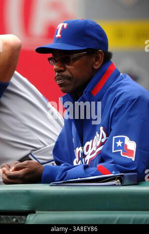 06 avril 2008 - Anaheim, Californie, États-Unis - RON WASHINGTON Manager des Texas Rangers pendant le match contre les Angels de Los Angeles au Angels Stadium. Les Rangers battent les Anges 10-4. (Crédit image : © Louis Lopez/Cal Sport Media/ZUMA Press) Banque D'Images