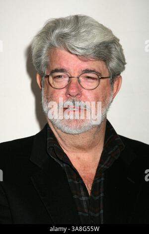 3 mars 2007 - West Hollywood, CA, États-Unis - 3 mars 2007 - West Hollywood, Californie - George Lucas. Le Musée de la télévision et de la radio présente ''une soirée avec George Lucas'' à la Directors Guild. Crédit photo : Byron Purvis/AdMedia Banque D'Images