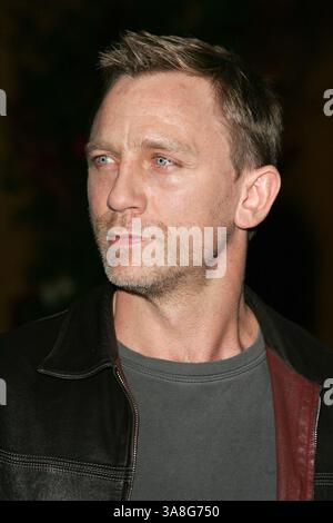 21 décembre 2005 - Beverly Hills, CA, États-Unis - 20 décembre 2005 - Beverly Hills, Californie - Daniel Craig. Lors de la projection privée de ''Munich'' à l'Académie des arts et des sciences du cinéma. Crédit photo : William Scott/AdMedia. Banque D'Images
