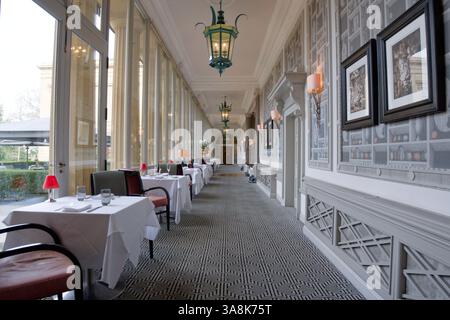 Salle à manger élégante dans l'hôtel Macdonald Bath, Royaume-Uni Banque D'Images