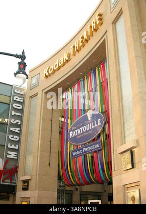 22 juin 2007 - Hollywood, CA, États-Unis - 22 juin 2007 - Hollywood, Californie - atmosphère. ''Ratatouille'' première de Los Angeles au Kodak Theatre. Crédit photo : Byron Purvis/AdMedia Banque D'Images