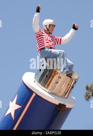 17 mai 2008 - Universal City, CA, États-Unis - 17 mai 2008 - Universal City, Californie - atmosphère. ''The Simpsons Ride'' ouverture à Universal Studios Hollywood. Crédit photo : Byron Purvis/AdMedia Banque D'Images