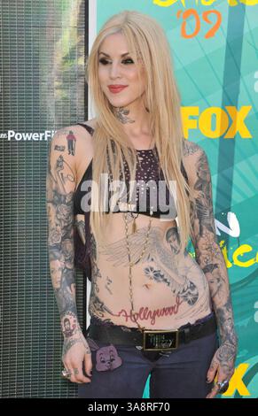10 août 2009 - Universal City, CA, États-Unis - 09 août 2009 - Universal City, CA - 2009 Teen Choice Awards organisés à l'Amphithéâtre Gibson. Crédit photo : Jaguar/AdMedia Banque D'Images