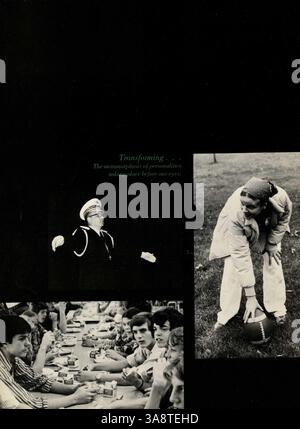 L’annuaire Windigo 1975 de l’Edina West High School met en lumière des moments importants de l’année scolaire 1974-1975-1998, mettant en vedette le sport, les organisations étudiantes et les réalisations académiques. Banque D'Images