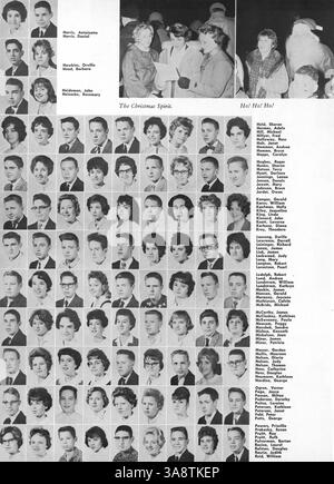 L'édition 1961 de l'annuaire de West High, Hesperian, met en lumière la vie académique, sportive et sociale à West High, mettant en vedette les réalisations des élèves et les événements de l'année scolaire 1960-1961. Banque D'Images