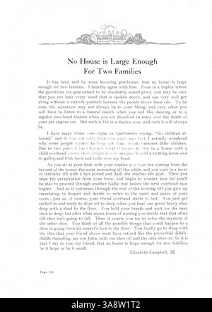 Cet annuaire Tatler de 1920 documente les événements clés, les étudiants, les enseignants, l'athlétisme et les clubs du Northrop Collegiate au cours de l'année scolaire 1919-1920/09. Banque D'Images