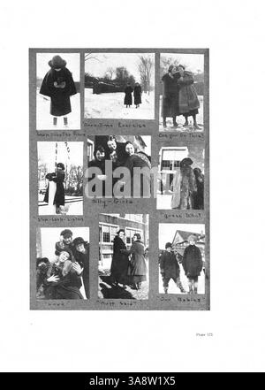 Cet annuaire de 1920 du Northrop Collegiate documente la vie scolaire, avec des sections sur les étudiants, les enseignants, les événements sportifs et les clubs parascolaires au cours de l'année scolaire 1919-1920/09. Banque D'Images